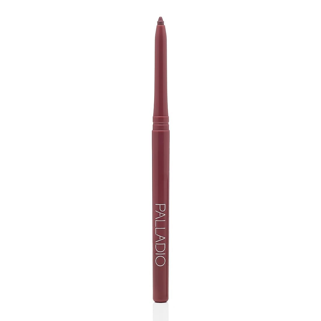 Palladio Emballage Contour Lèvres Plum, boîtier pratique et prêt à l’emploi.