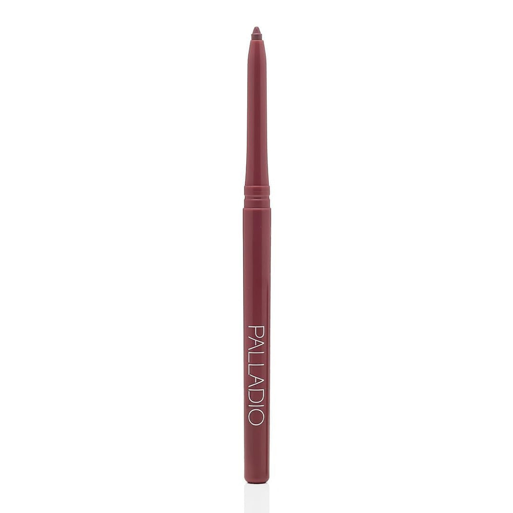 Palladio Emballage Contour Lèvres Plum, boîtier pratique et prêt à l’emploi.