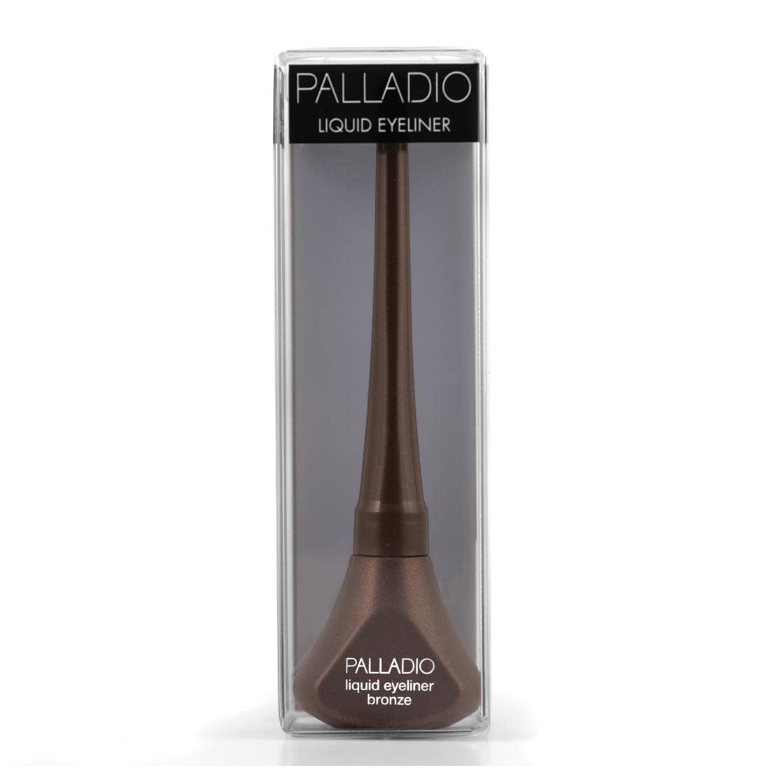 Palladio Eyeliner liquide Bronze — rendu bronze élégant pour tous les looks.