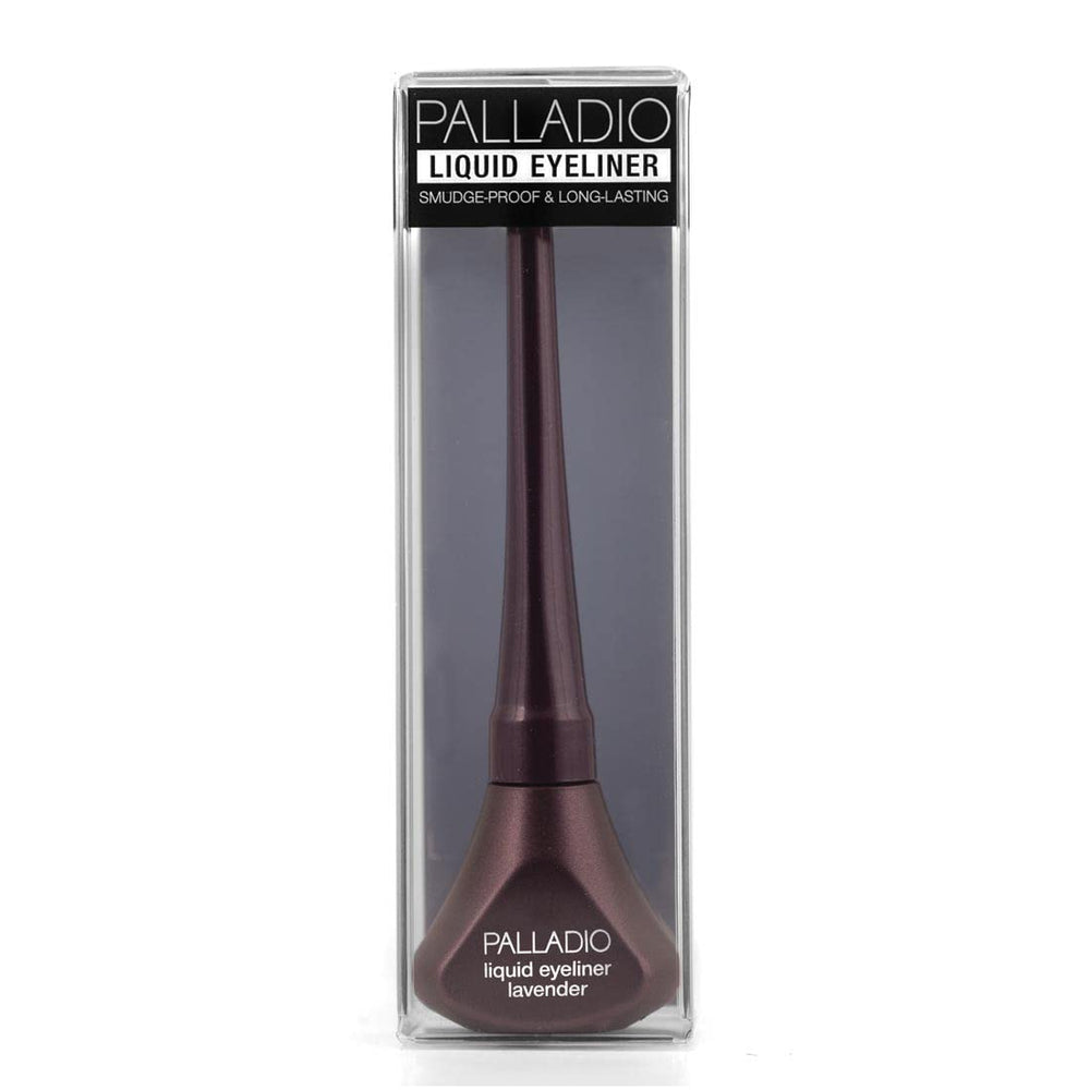 Palladio Eyeliner Liquide Lavande, brosse-feutre pour tracé précis