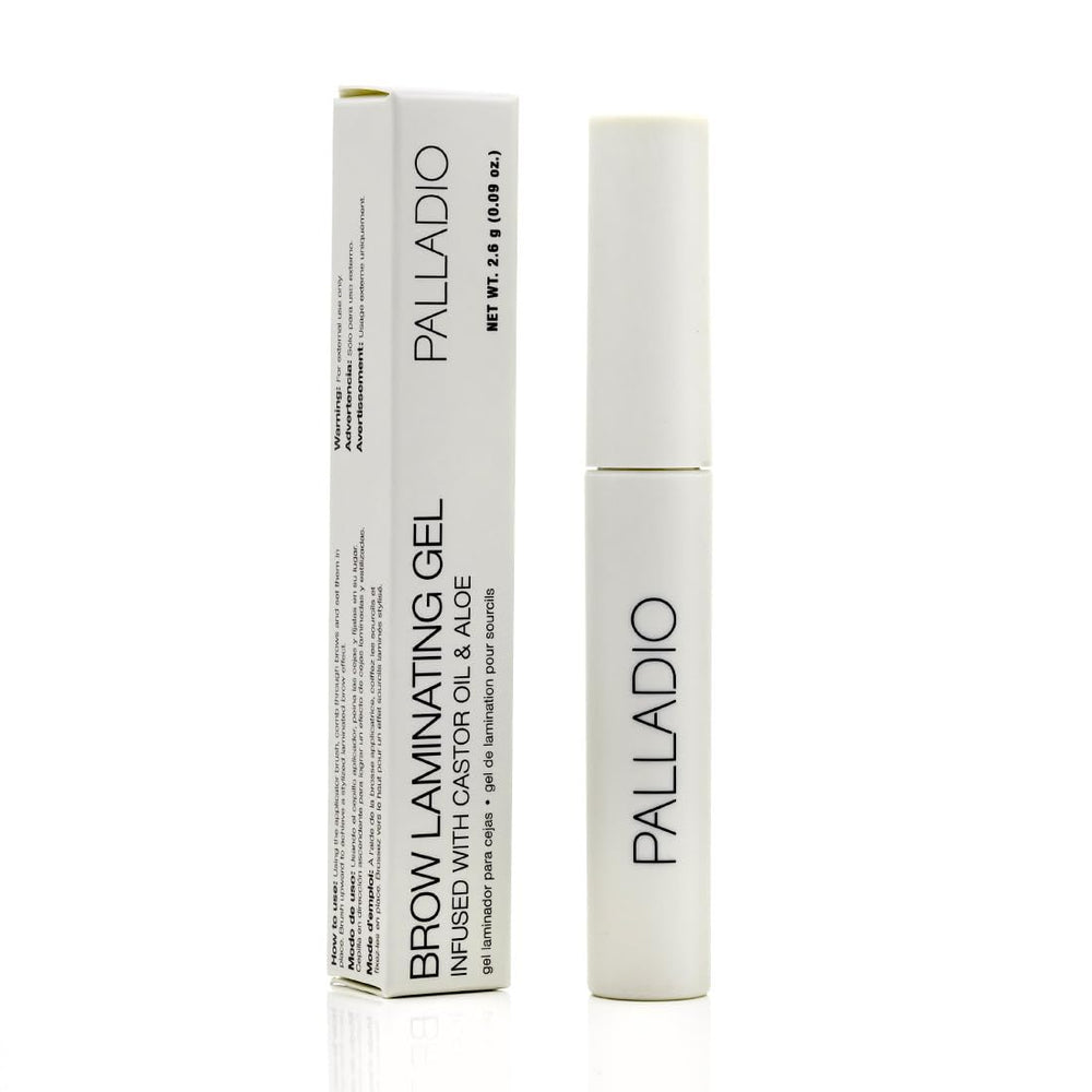 Sans parabènes ni gluten, Palladio Gel sourcils neutre et sûr.
