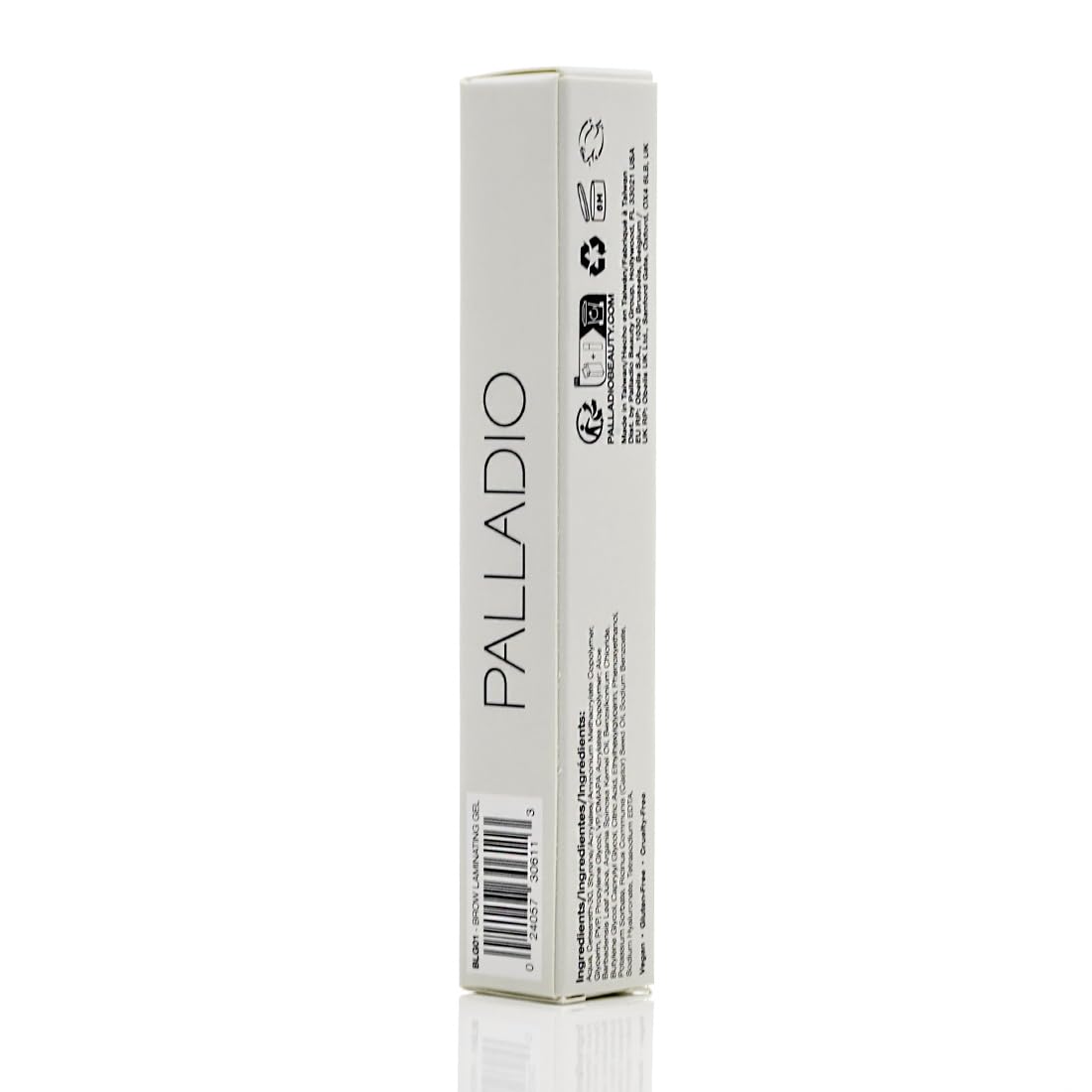 Formule vegan et cruelty-free Palladio, sans cruauté animale.
