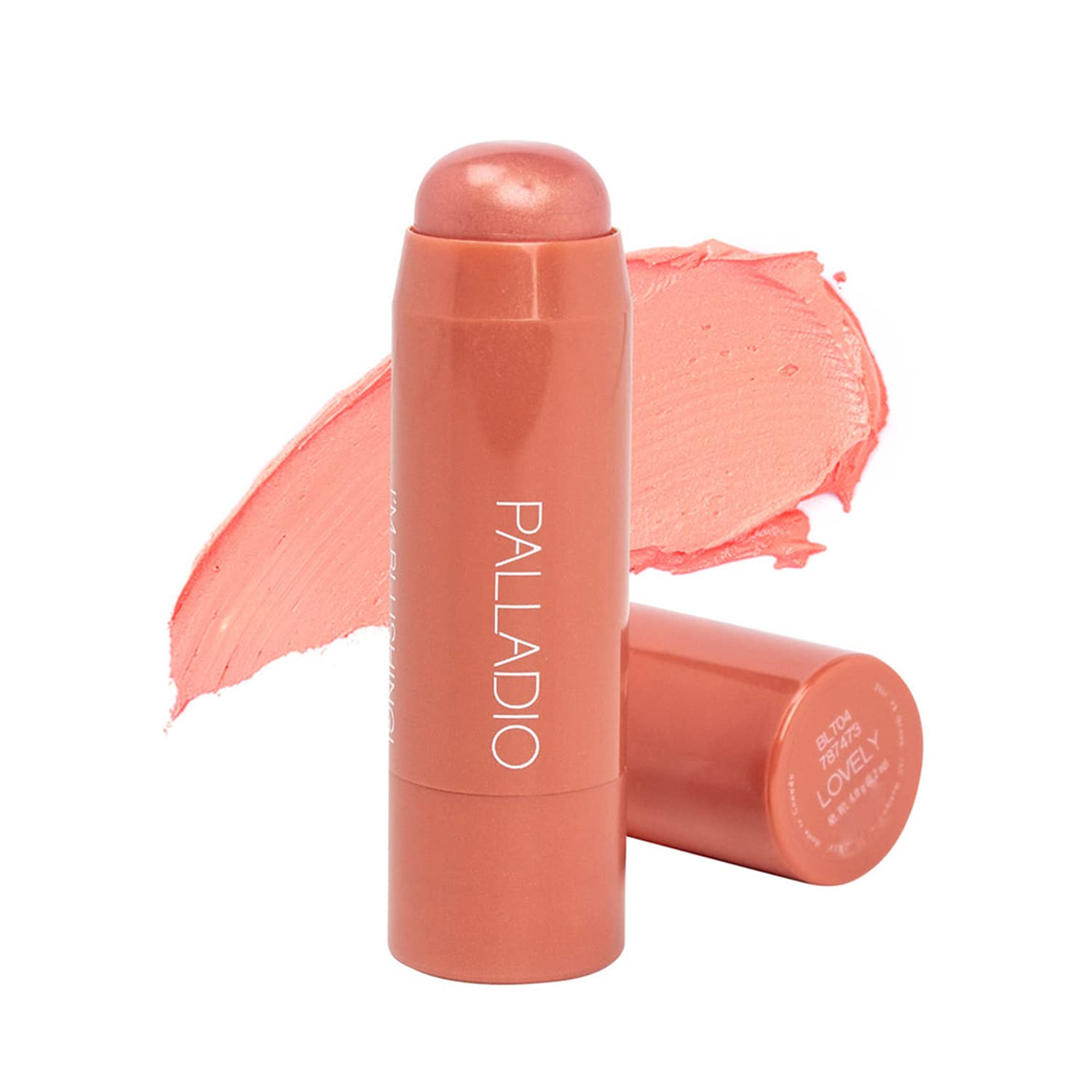 Palladio teinte 2-en-1 : application facile sur joues et lèvres pour un éclat rosé.