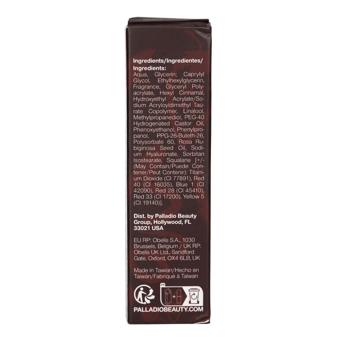 Palladio Jelly Tint — idéal pour une retouche quotidienne de lèvres et joues.