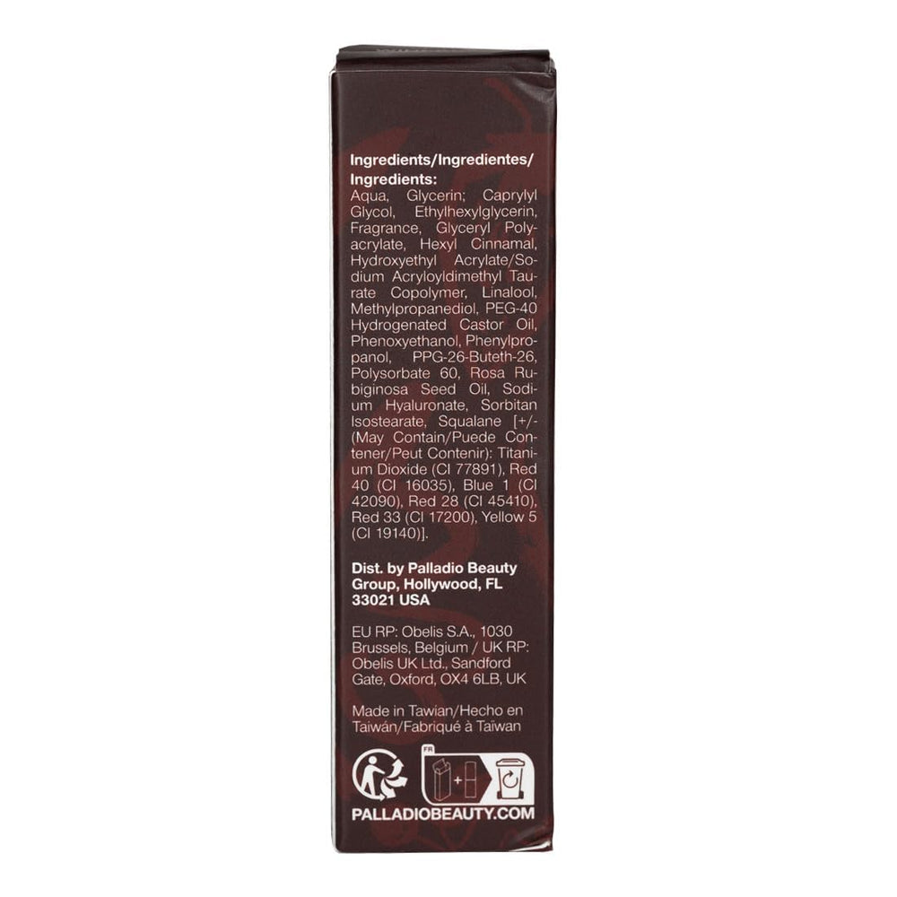 Palladio Jelly Tint — idéal pour une retouche quotidienne de lèvres et joues.