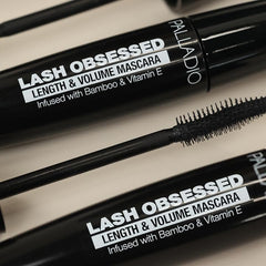 Palladio Lash Obsessed Mascara – volume et définition pour des cils plus fournis.