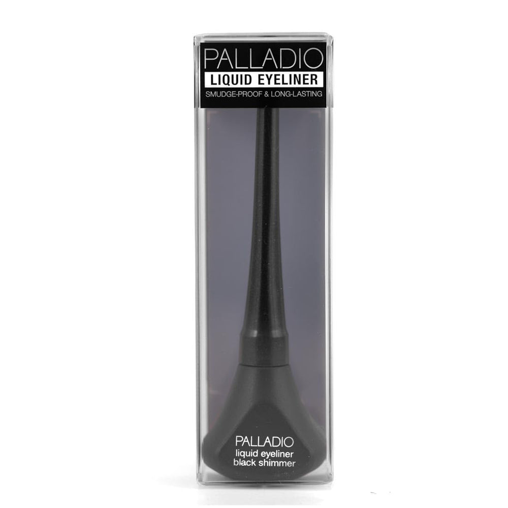 Look défini avec Palladio Noir Shimmer pour un regard dramatique.