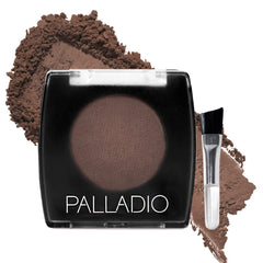 Palladio Brow Powder Brun Foncé pour une définition naturelle au quotidien.