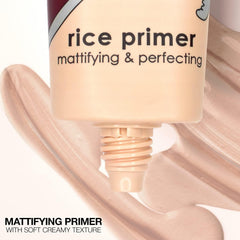 Palladio Rice Primer anti-brillance pour peau homogène et mate.