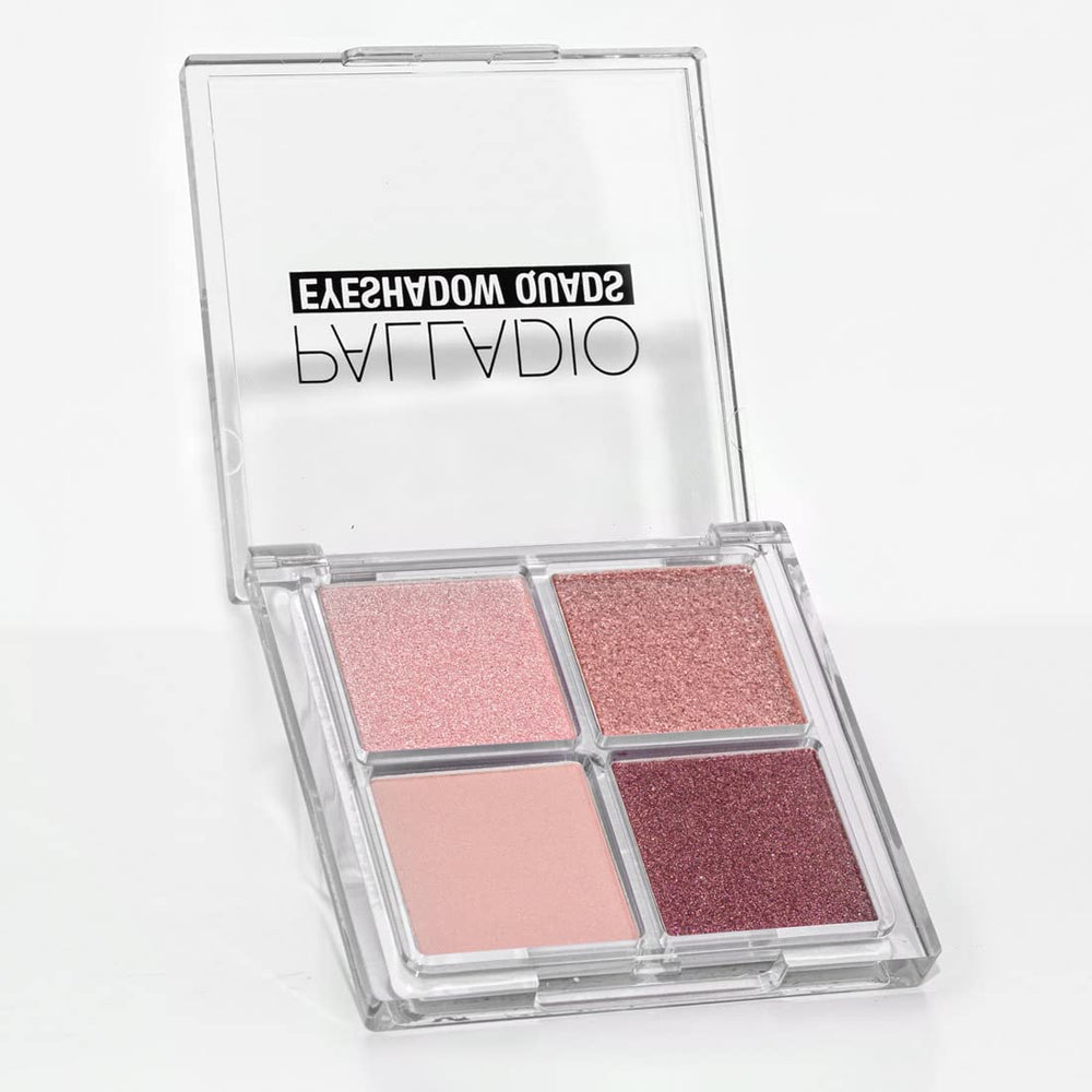 Palladio Eyeshadow Quad – fini métallique pour accentuation du regard