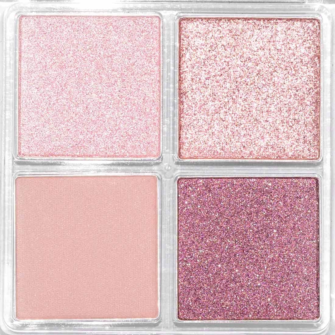 Palladio Eyeshadow Quad – ombre métallisée pour un éclat sophistiqué et durable