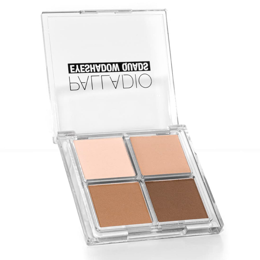 Palette Palladio Quad ombre chocolat creme pour une nuance riche et facile à mélanger.