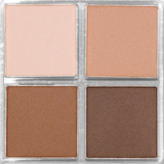 Palette Palladio Quad ombre chocolat métal pour un éclat et une intensité modulables.