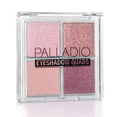 Palladio Eyeshadow Quad – teintes veloutées pour un regard modulable et facile à estomper