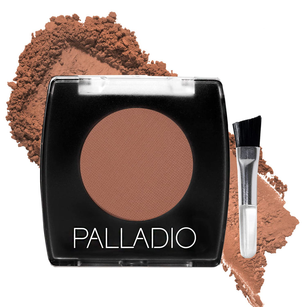 Palladio Brow Powder auburn – compact pratique pour une définition naturelle des sourcils.