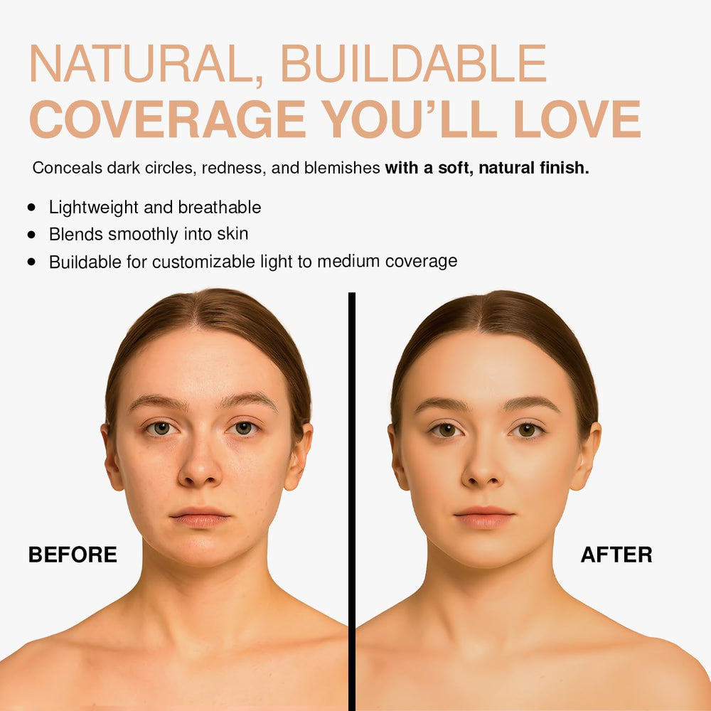 Retouche quotidienne pratique avec Palladio Stick Concealer sur les zones ciblées