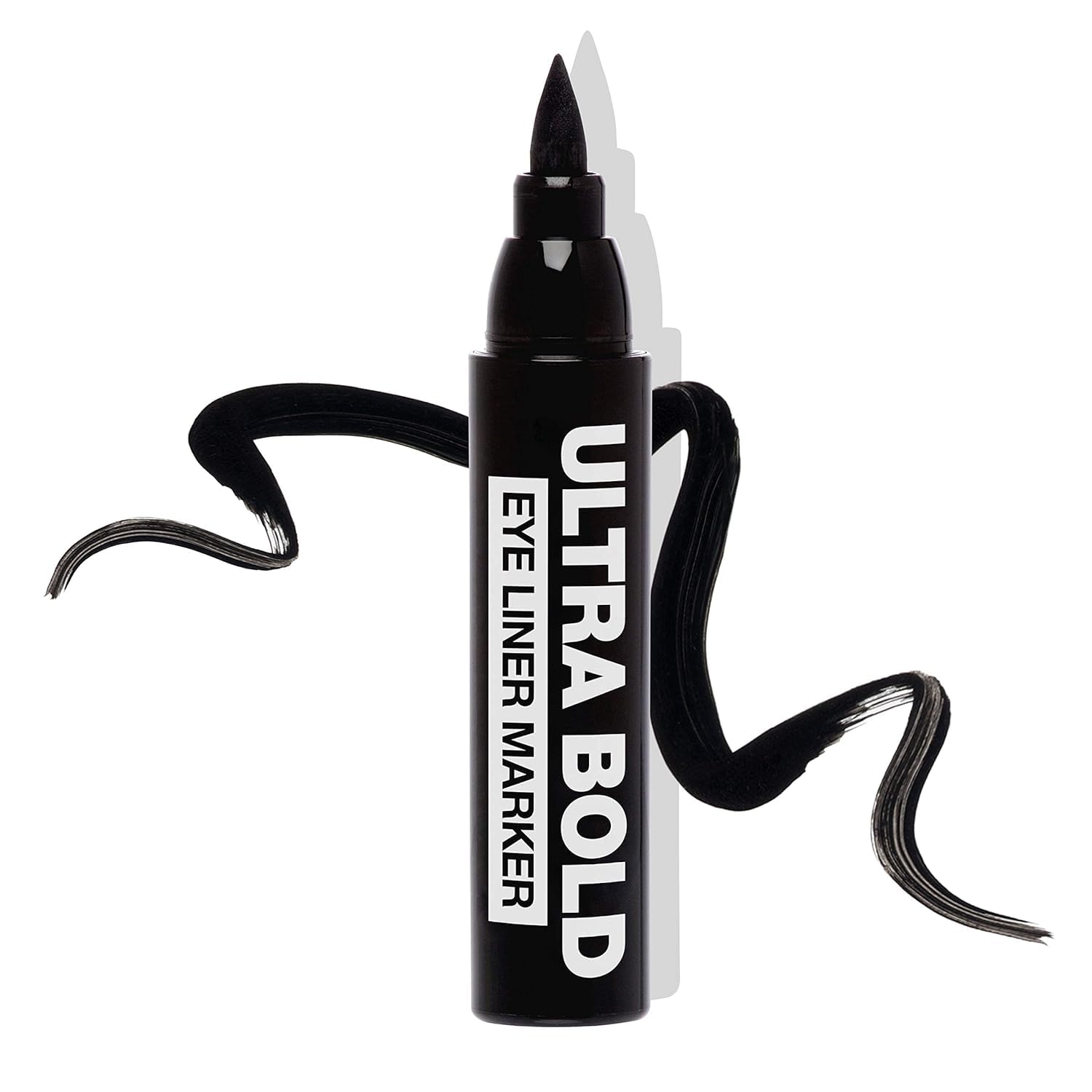 Palladio stylo delineateur extrême audace carbon noir dans son étui, pratique en déplacement.