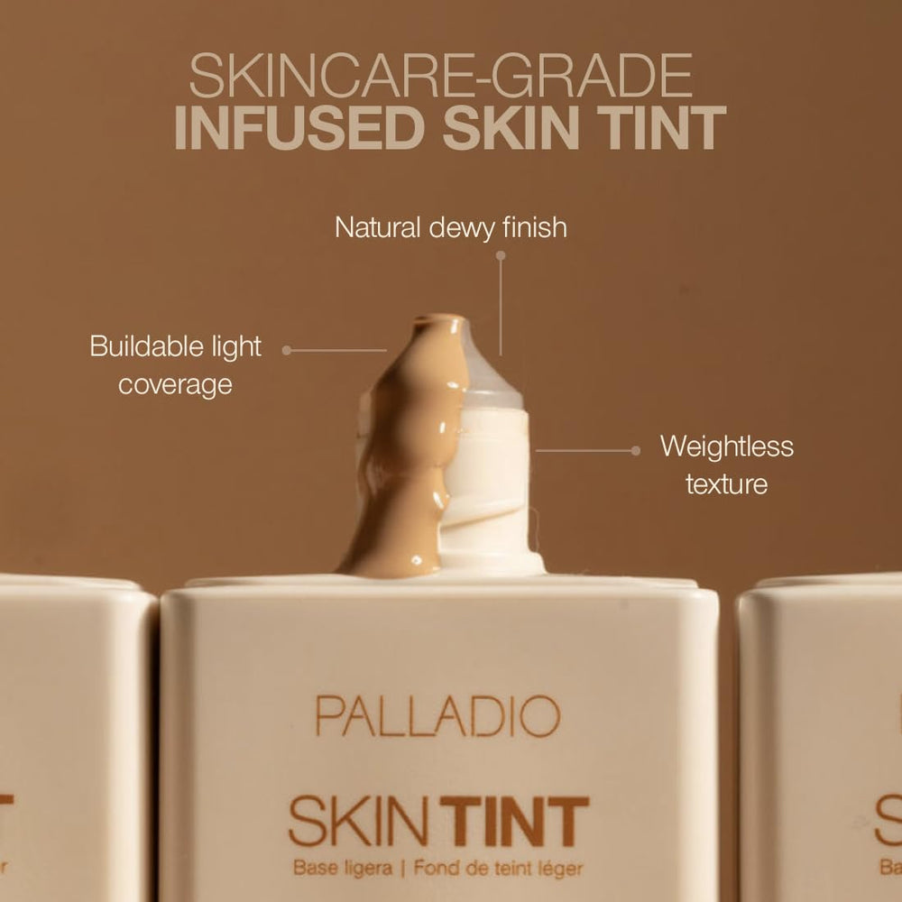 Palladio Teint peau – application avec les doigts, glisse facile et couvrance légère.