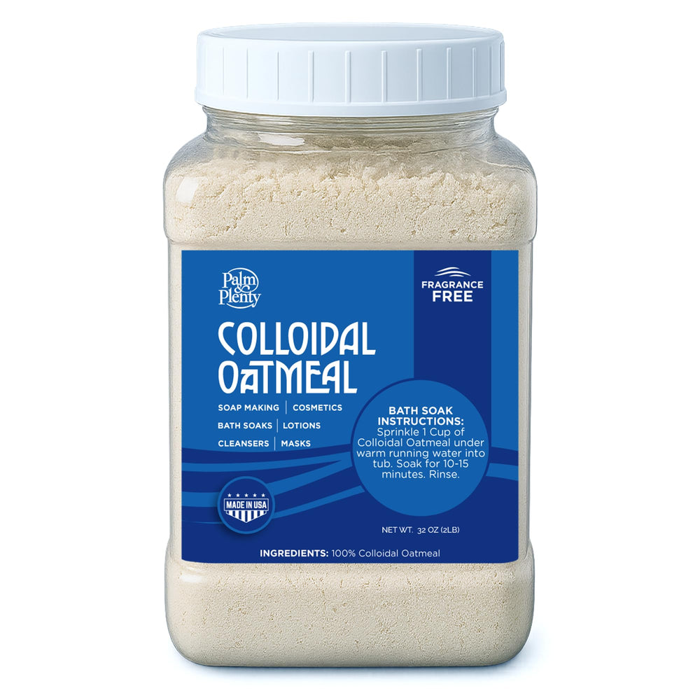 Palm and Plenty avoine colloïdale sans parfum pour bain apaisant et hydratant