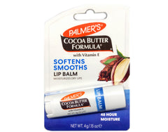 Baume à lèvres Palmer's au cacao, emballage 12 tubes, pratique et nourrissant.