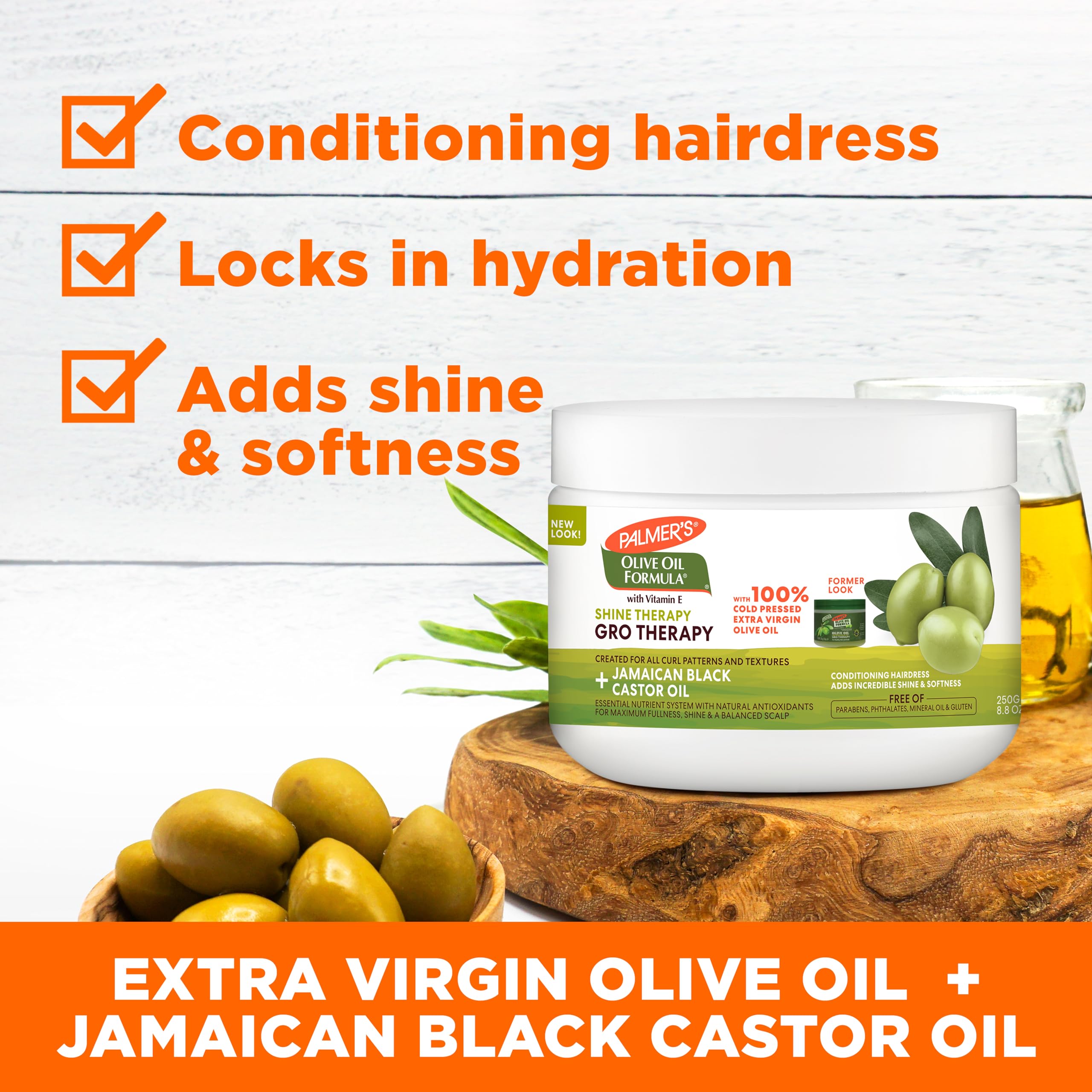 Palmer's Huile d'olive – Pack double pratique pour la routine.