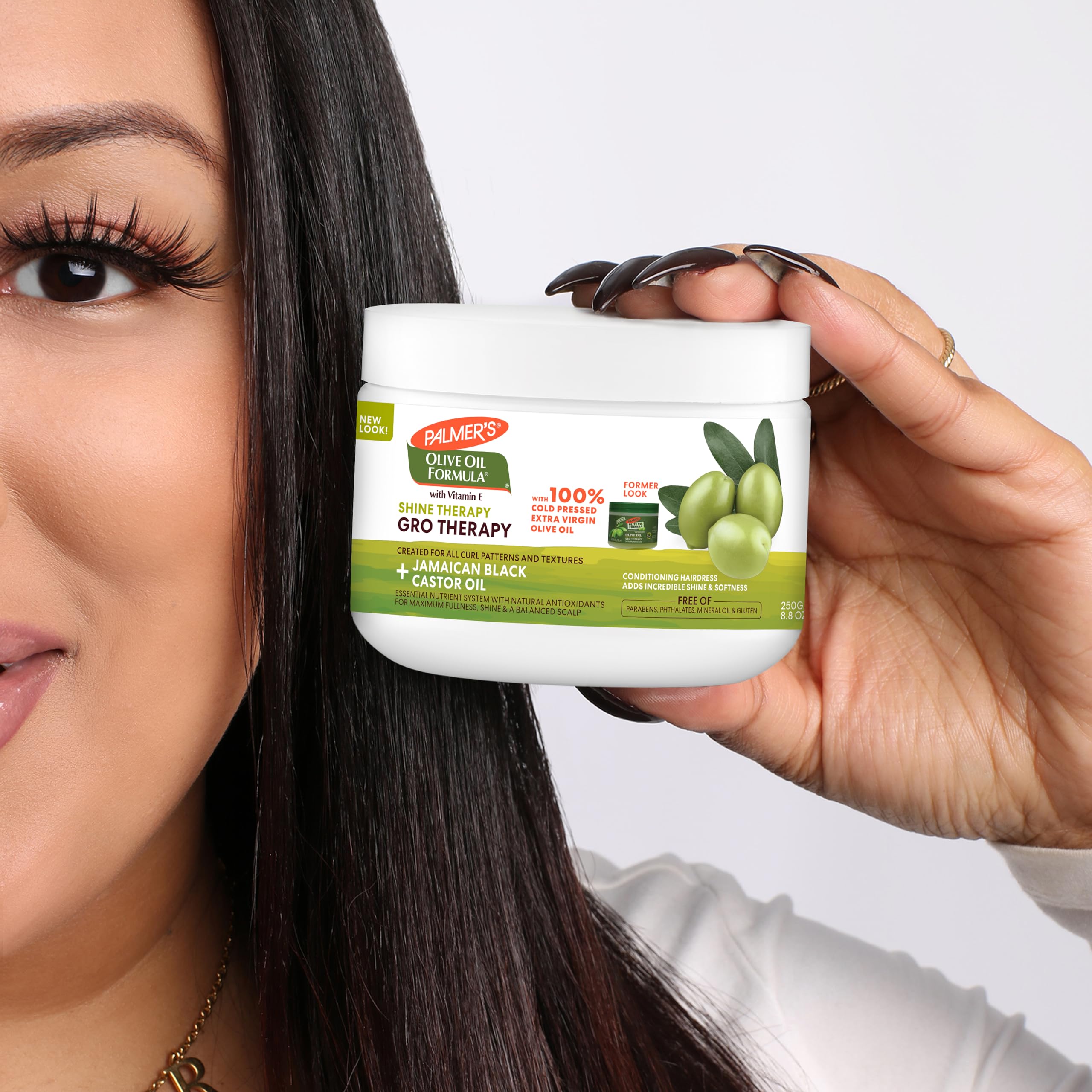 Palmer's Huile d'olive – Brillance douce sur les cheveux.