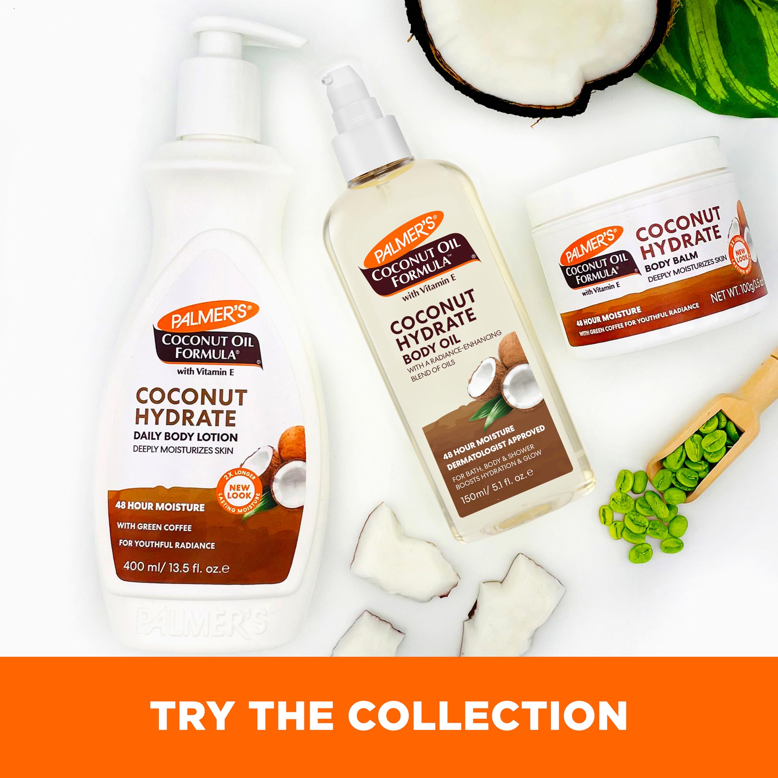 Palmer's huile coco Formule Corps – coco biologique certifié équitable.