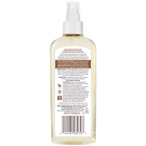 Palmer's huile coco Formule Corps – soin polyvalent pour peau.
