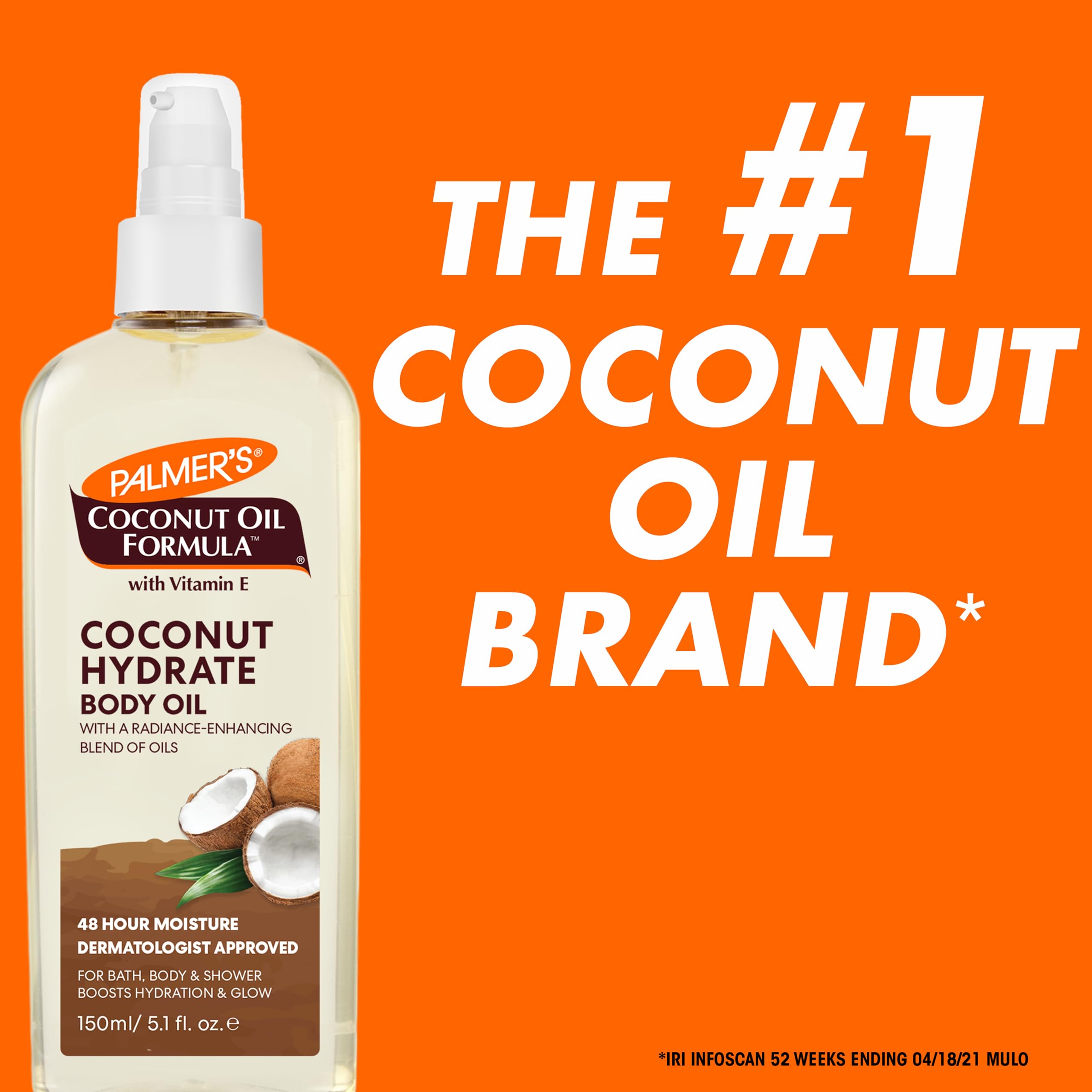 Palmer's huile coco Formule Corps – texture non grasse pour peau lumineuse.