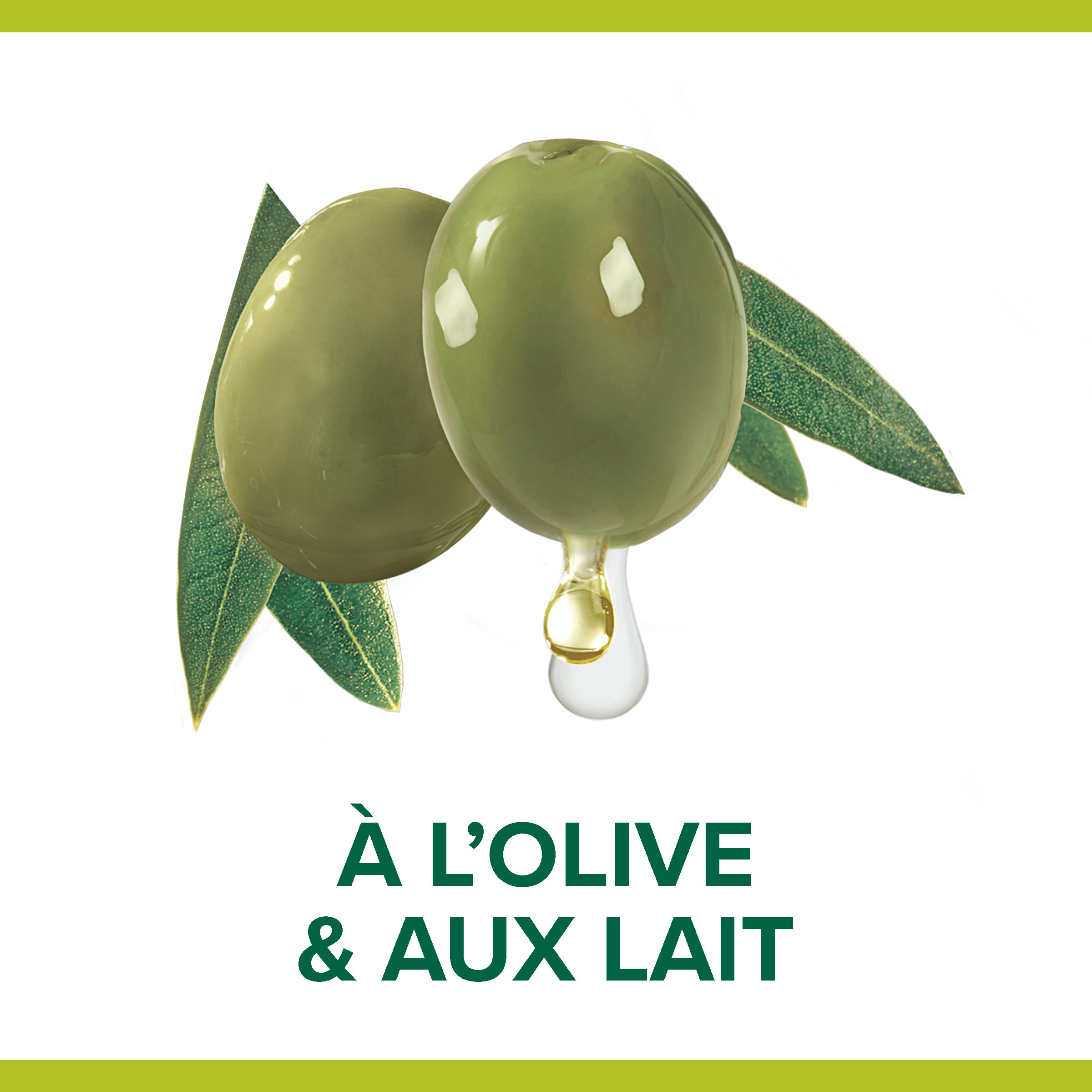 Palmolive Naturals Savon Olive et lait — extrait huile d'olive nourrissante.