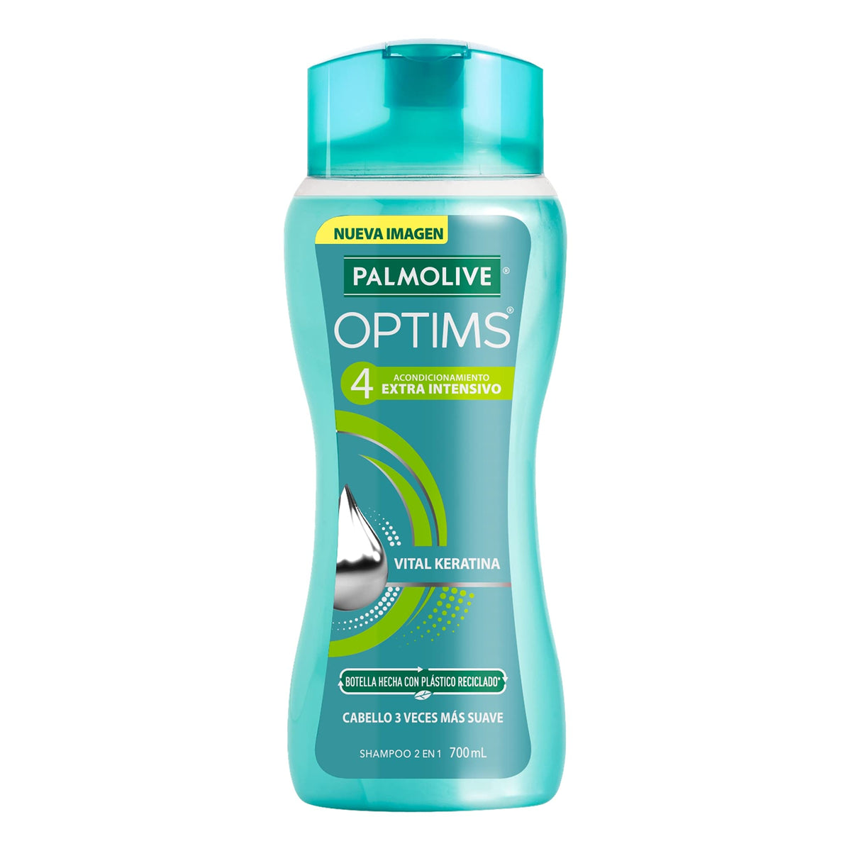Palmolive Optims Niveau 4, bouteille 700 ml, pratique pour la routine familiale.