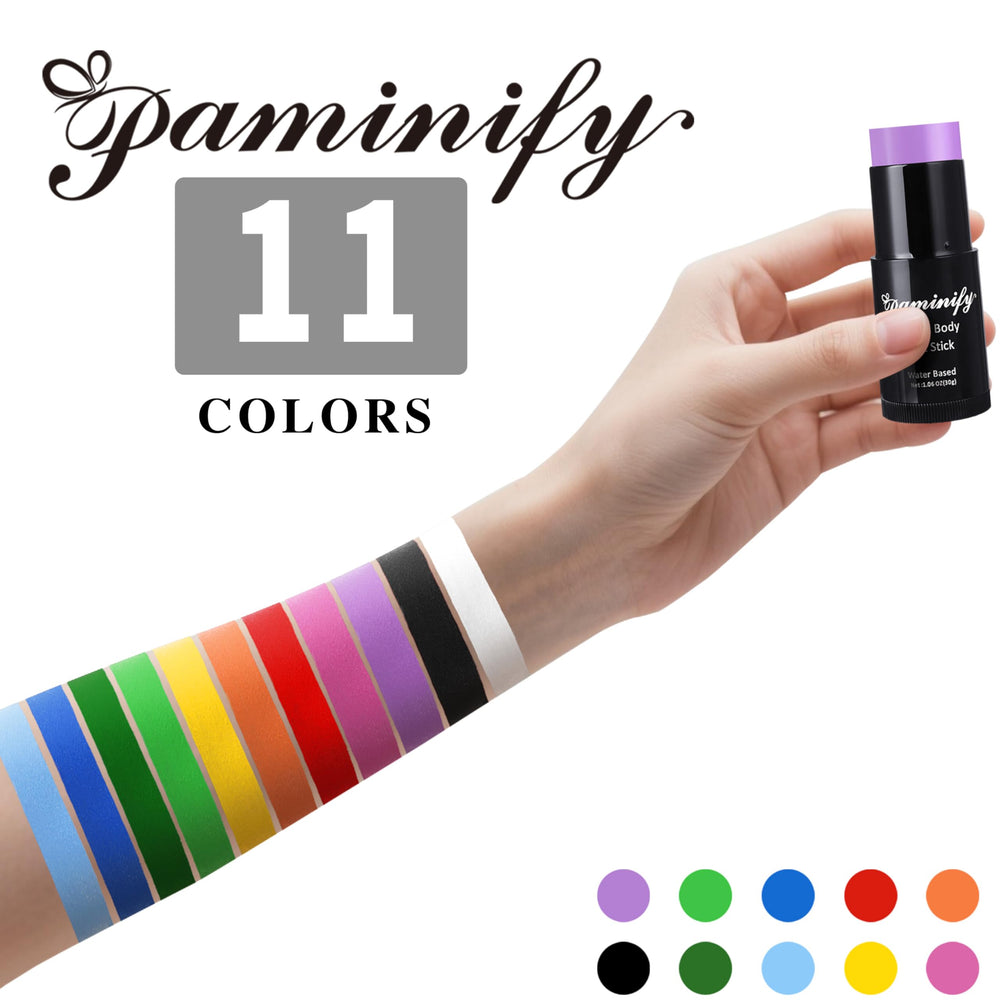 Paminify facile à enlever avec démaquillant après fixation.