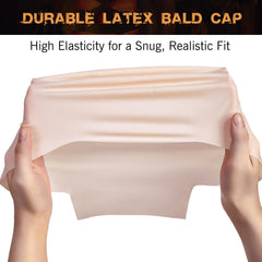 Paminify cap chauve latex bord, adhérence précise sur les contours.