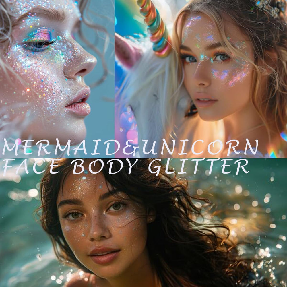 Paminify Gel paillettes blanc cheveux, brillance glamour sans effort