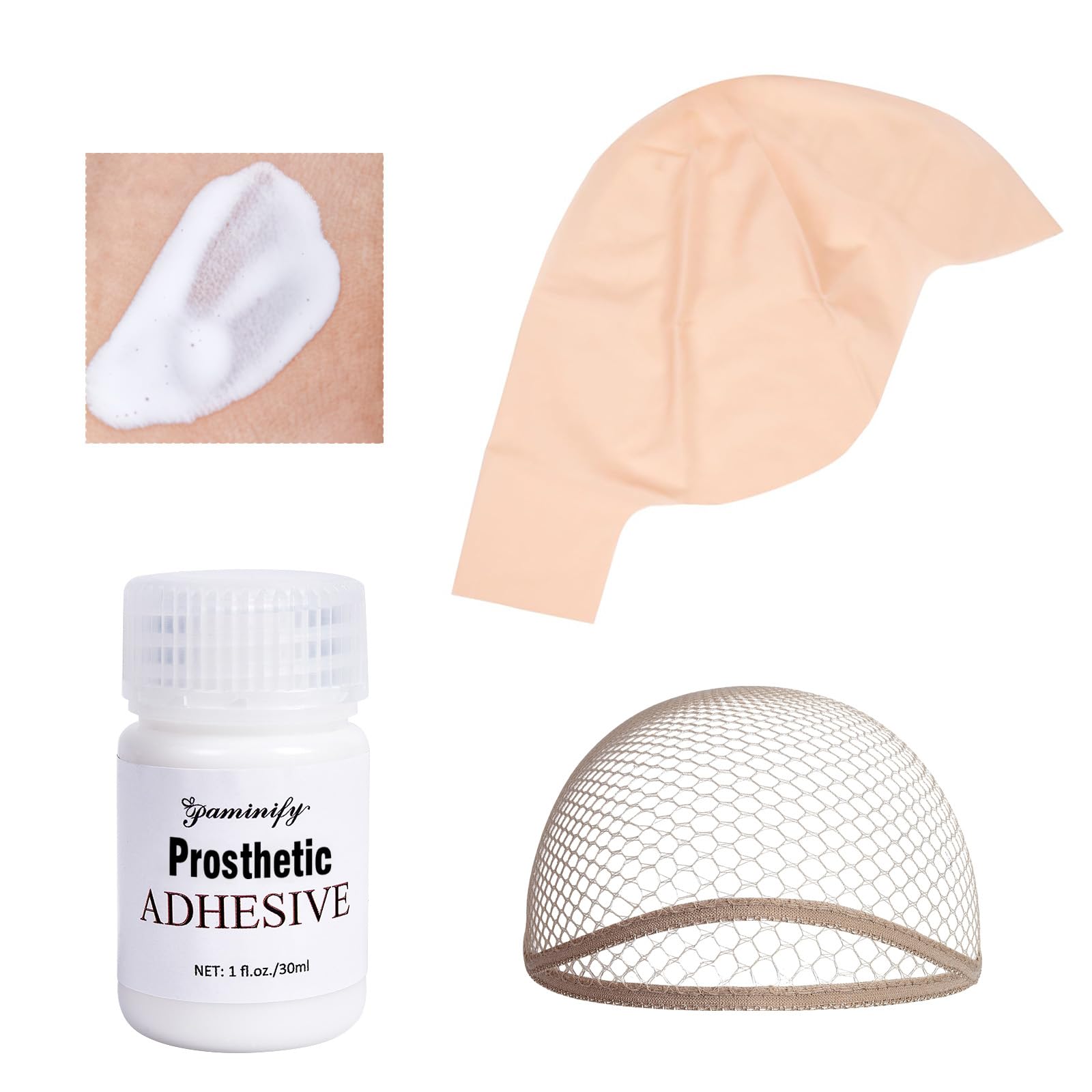 Paminify kit cap chauve complet pour transformation rapide du look.