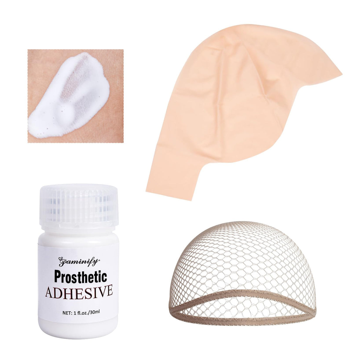 Paminify kit cap chauve complet pour transformation rapide du look.