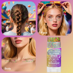 Formule résistante à l’eau du stylo paillettes Mardi Gras lors d’événements