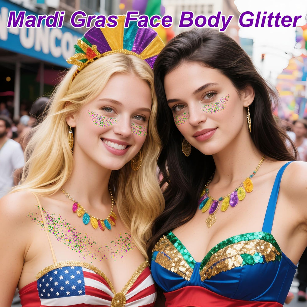 Utilisation pratique du stylo paillettes Mardi Gras pour carnaval
