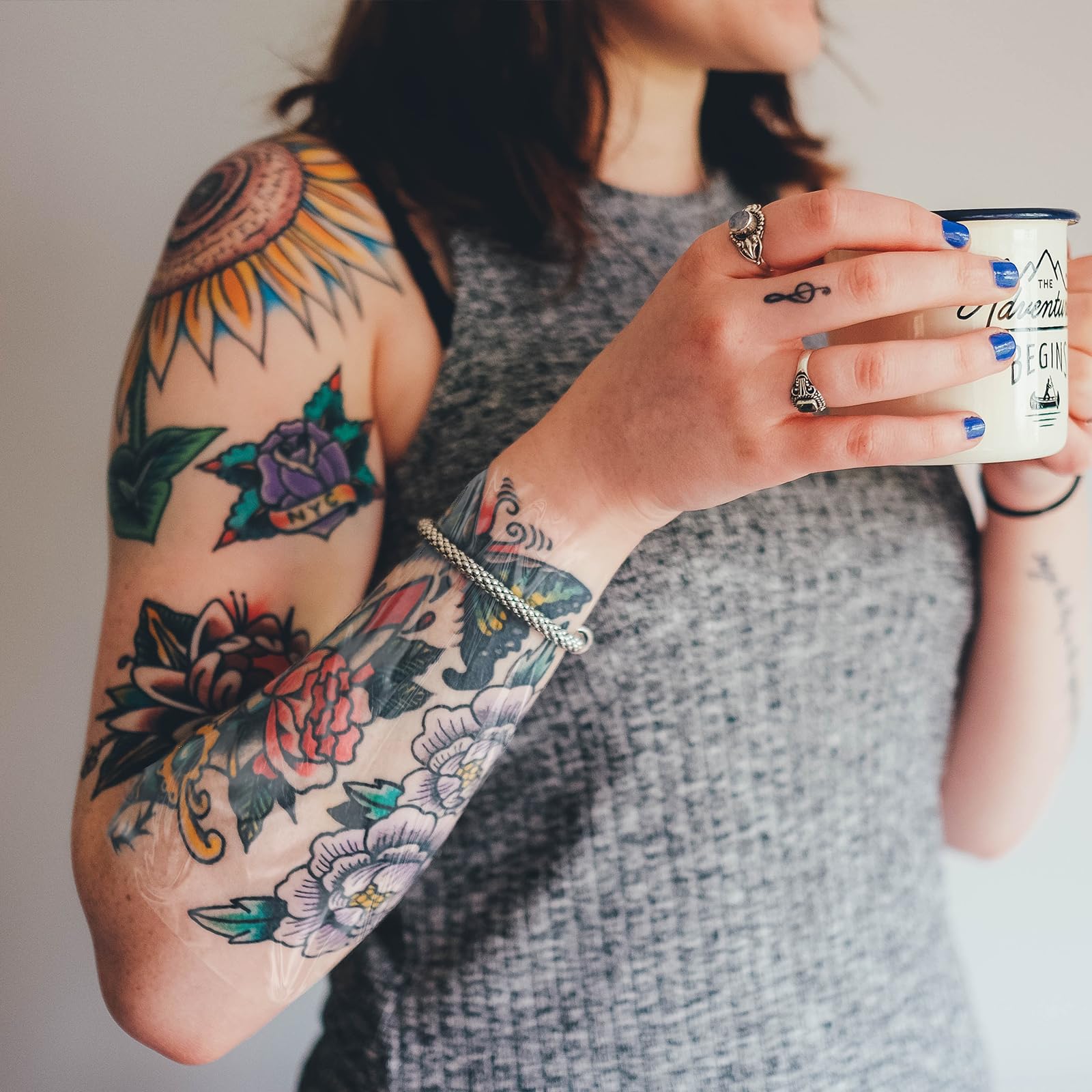 Pamiou film de protection durable : garde la peau tatouée au sec.