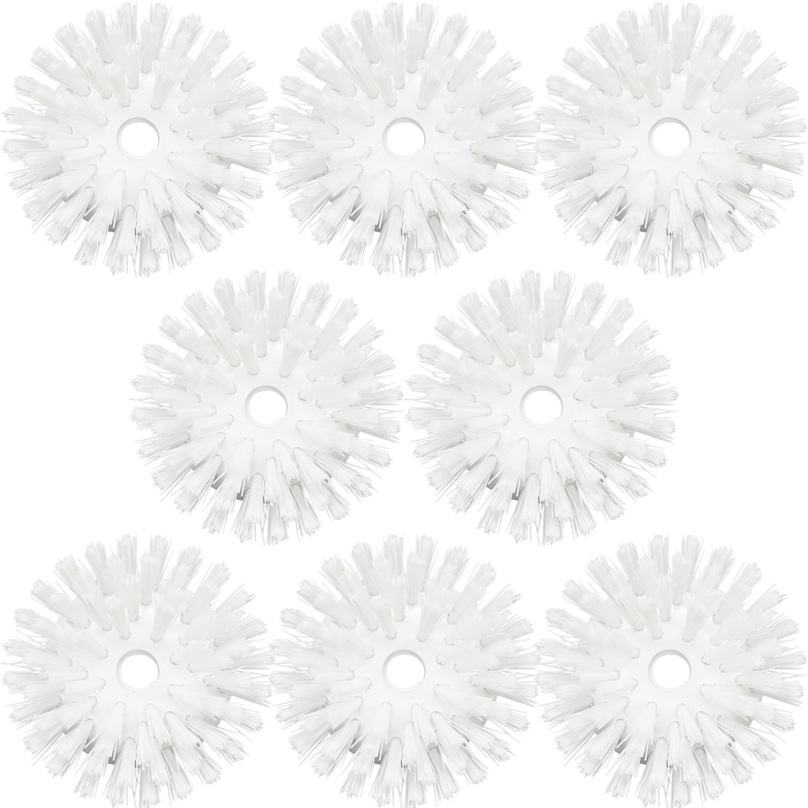 Pamrack recharge brosse paume – tête de remplacement de 8 pièces pour vaisselle efficace