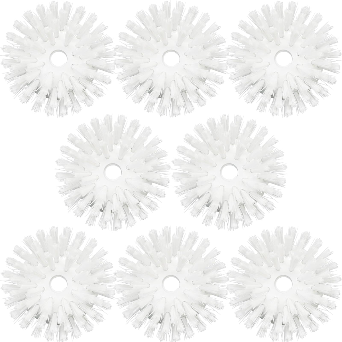 Pamrack recharge brosse paume – tête de remplacement de 8 pièces pour vaisselle efficace