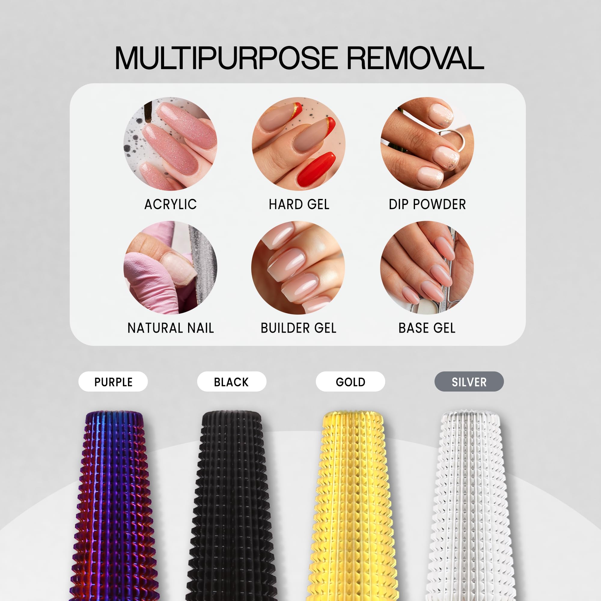 PANA Nail Carbide 5 en 1, usage sûr près des cuticules et contours.
