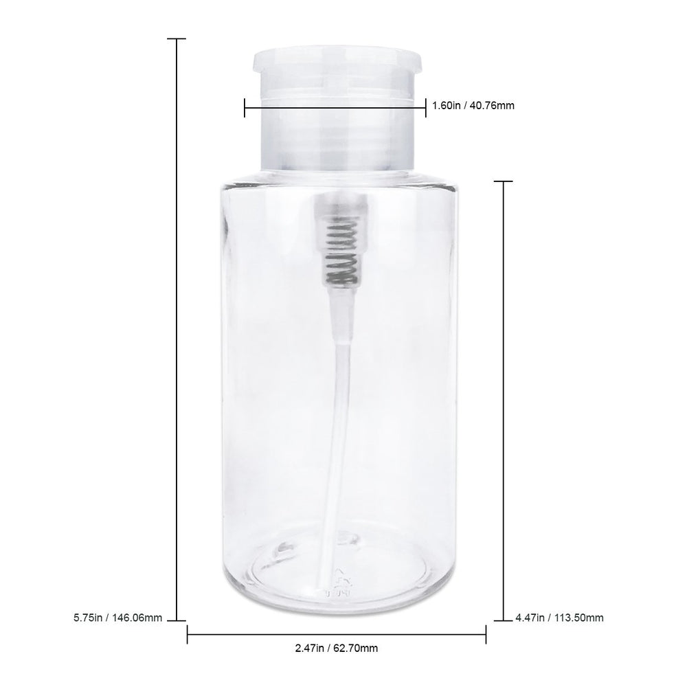 Distributeur PANA avec capuchon basculant clair, remplissage propre.