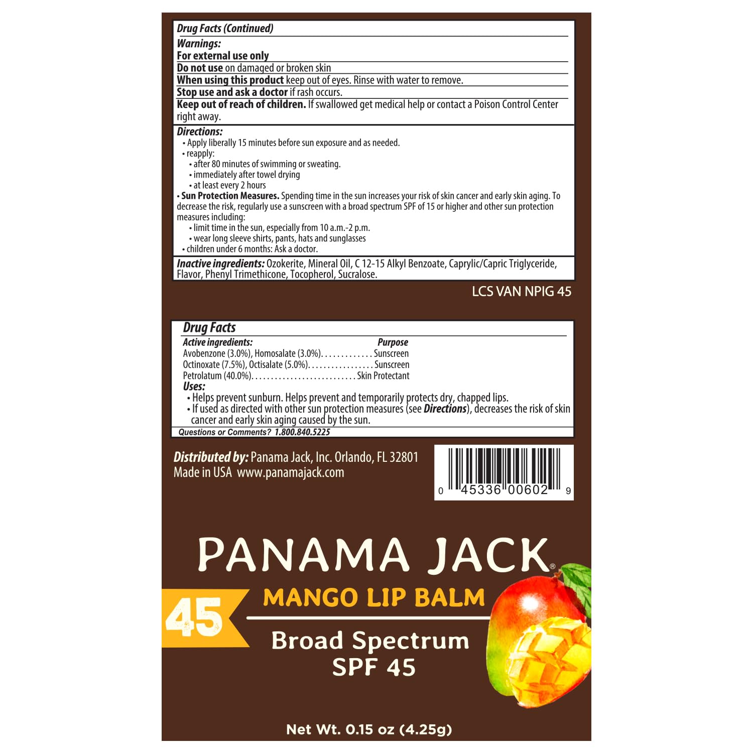 Goût Vanille Panama Jack, soin hydratant et protection solaire en un geste.