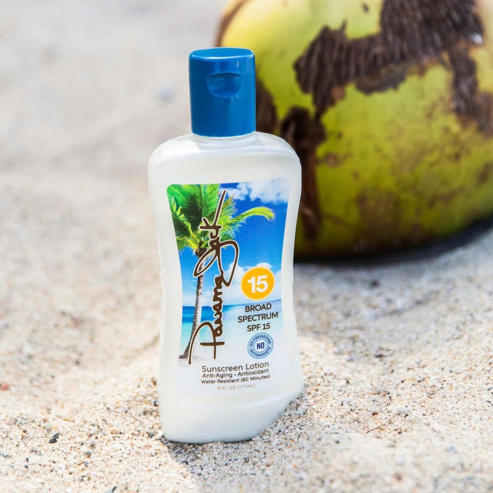 Panama Jack SPF 30, protection renforcée pour journées ensoleillées.