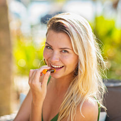 Panama Jack Dreamsicle lip balm provides creamy moisture and pleasant flavor