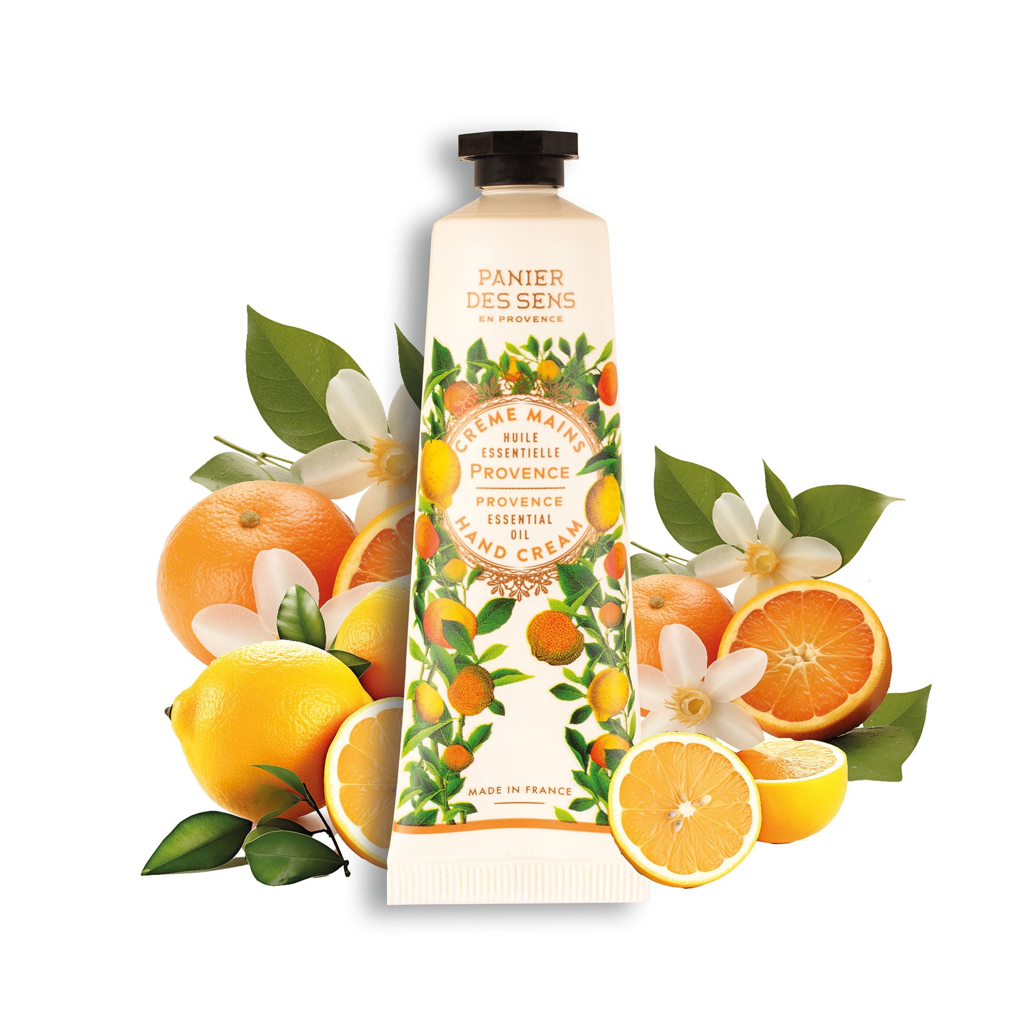 Panier des Sens crème mains format mini, hydratation durable en voyage.