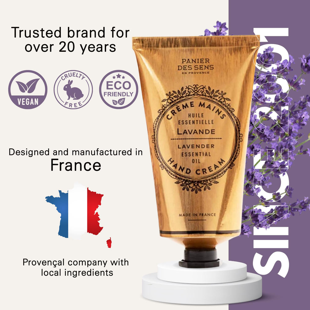 Panier des Sens Crème Mains Lavande – parfum lavande apaisant