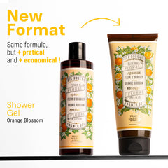 Panier des Sens gel douche orange – Étiquette claire et parfum gourmand naturel.