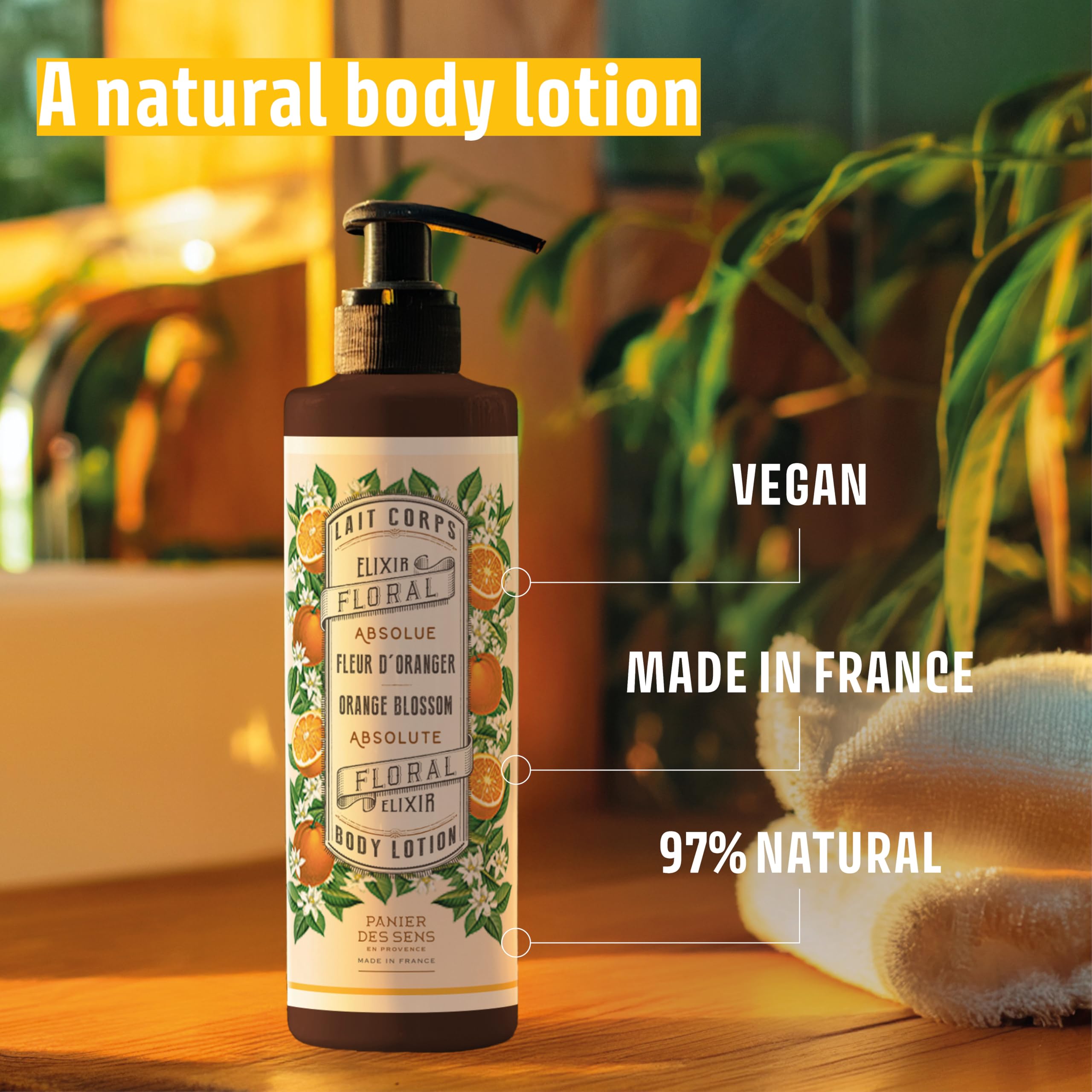 Panier des Sens – parfum délicat d’oranger, soin quotidien.